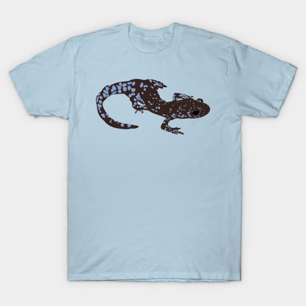 Blue Spotted Salamander T-Shirt by stargatedalek